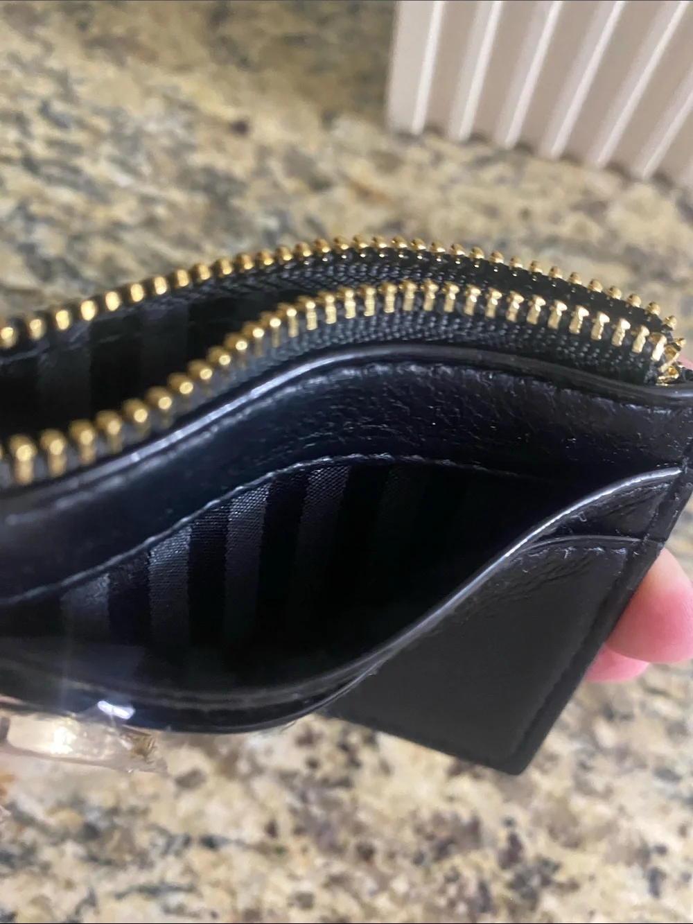 Victoria’s Secret zippered cardholder wallet with bag charm clip & keyring NWT - Picture 6 of 7
